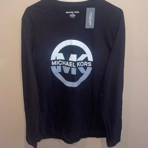 Micheal Kors Black Long Sleeve Shirt Men’s Size L